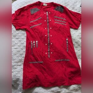 HALLOWEEN? Michael Jackson Beat It Red Jacket Tuxedo Tee